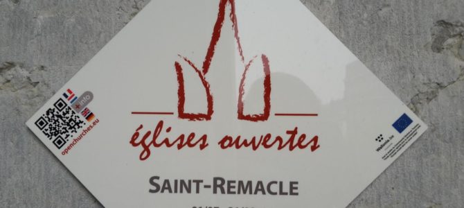 « Eglises ouvertes » à Saint Remacle tous les dimanches de juillet et août de 14 à 17h « Eglises ouvertes » à Saint Remacle tous les dimanches de juillet et août de 14 à 17h
